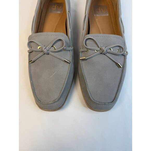 Dolce Vita Menlo Women's Size 7.5 Gray Suede Leather Slip-on Loafers Flats Shoes - Picture 4 of 12